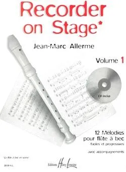 Recorder on stage Vol.1, Flûte à bec