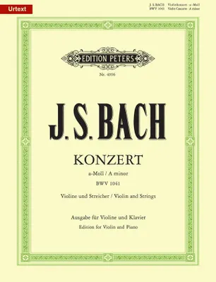 Violin Concerto No. 1 In A Minor BWV 1041
