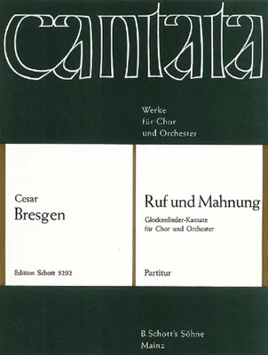 Ruf und Mahnung, Glockenlieder-Kantate. mixed choir (SSA/SATB) with flute, piano and strings. Partition.