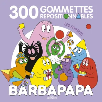 Barbapapa - 300 gommettes repositionnables - Les formes