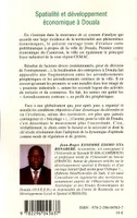 Spatialité et développement économique à Douala, Entre le hasard et la nécessité