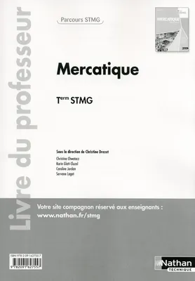 Mercatique - Tle STMG livre du professeur Parcours STMG