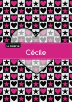 Le cahier de Cécile - Petits carreaux, 96p, A5 - C ur et étoile