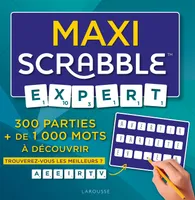 Maxi Scrabble Expert, 300 parties + de 1 000 mots à découvrir