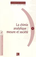 La chimie analytique - mesure et société, mesure et société