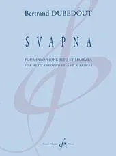 Svapna, Pour saxophone alto et marimba