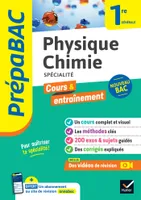 Prépabac Physique-chimie 1re générale (spécialité), nouveau programme de Première