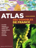 Carte des vins et liquoreux de France, Cartographie murale plastifiée N°21  - SIPS 