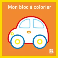 Mini bloc à colorier (voiture) #1