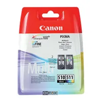 CANON 510+511 MULTI PACK 2 CARTOUCHES PG-510+CL-511