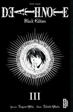 Livres Mangas Shonen 3, DEATH NOTE - BLACK EDITION - Tome 3, black edition Tsugumi Ohba, Takeshi Obata