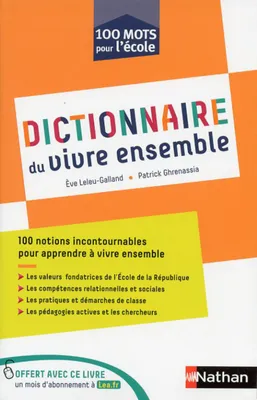 Ebook - Dictionnaire du vivre ensemble - Cycles 1, 2 et 3, Cycles 1, 2 et 3
