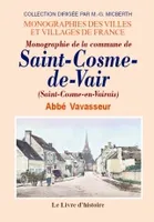 Monographie de la commune de Saint-Cosme-de-Vair - au Maine et au Perche, au Maine et au Perche
