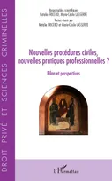 Nouvelles procédures civiles, nouvelles pratiques professionnelles ?, Bilan et perspectives
