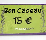 Carte cadeau Passage Culturel - 15€