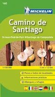 Camino de Santiago , St-Jean-Pied-de-Port - Santiago de Compostela ,  1/150 000
