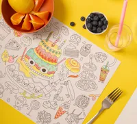 Jeux et Jouets Loisirs créatifs Dessin et peinture Bon appétit Set de table à colorier