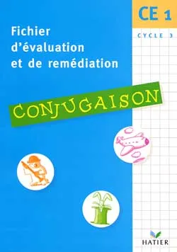 Fichier d'Evaluations et de Remédiations - Conjugaison CE1, conjugaison, CE1, cycle 2