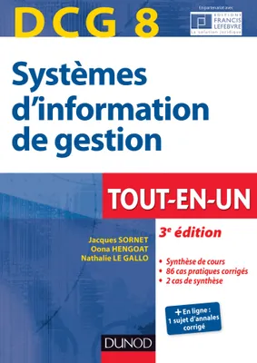 8, DCG 8 - Systèmes d'information de gestion - 3e éd. - Tout-en-Un, Tout-en-Un