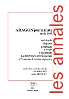 Aragon journaliste, Année 1933