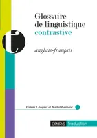 Glossaire de linguistique contrastive, Anglais-français