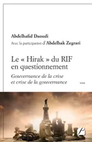 Le «Hirak» du RIF en questionnement, Gouvernance de la crise et crise de la gouvernance