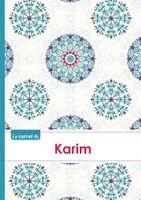 Le carnet de Karim - Lignes, 96p, A5 - Rosaces Orientales