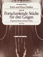 The Doflein-Method, Trio Book 3. 3 violins. Partition d'exécution.