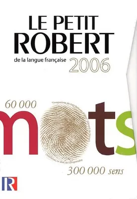COFFRET PETIT ROBERT LANGUE FRANCAISE GRAND FORMAT 2006, dictionnaire alphabétique et analogique de la langue française