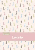 Le cahier de Léonie - Séyès, 96p, A5 - Chats