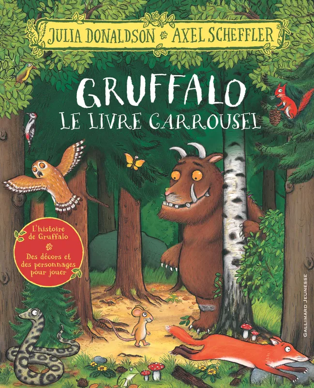 Livres Jeunesse de 3 à 6 ans Albums Gruffalo, Le livre carrousel Julia Donaldson