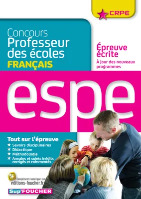Concours professeur des écoles 2016 - Français - Épreuve écrite