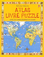 ATLAS LIVRE PUZZLE AVEC SIX CARTES ILLUSTREES EN  PUZZLE