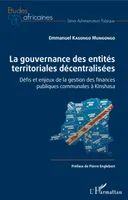 La gouvernance des entités territoriales décentralisées, Défis et enjeux de la gestion des finances publiques communales à Kinshasa