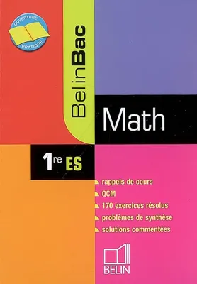 Math 1re ES, Belin Bac