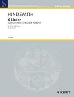 6 Lieder, nach Gedichten von Friedrich Hölderlin. tenor and piano. ténor.