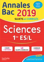 Annales Bac 2019 Sciences 1ères ES/L