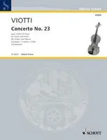 No. 4, Concerto N°23 en sol majeur, No. 4. violin and orchestra. Réduction pour piano.