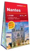 Nantes 1/15.000 (carte laminée format poche - plan de ville)