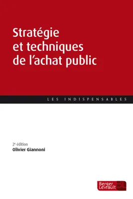 Stratégie et techniques de l'achat public (2e éd.)