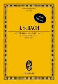 Ouverture (Suite) No. 2 Si mineur, B minor. BWV 1067. flute, strings and basso continuo. Partition d'étude.