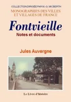 Fontvieille - notes et documents, notes et documents