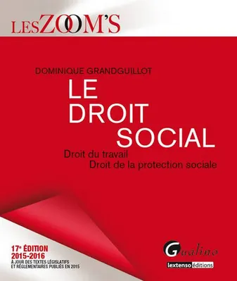 Le droit social 2015-2016