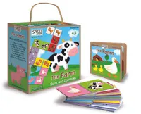 Concentration game and book - the farm