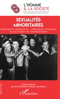 Sexualités minoritaires, Expériences subjectives, communautés érotiques et politiques de reconnaissance