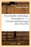 Encyclopédie méthodique. Jurisprudence. t. 3, [Commensal-Dommage] (Éd.1782-1791)