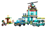Jeux et Jouets Jeux de construction Lego, briques et blocs Le QG des Véhicules d'Urgence Lego City