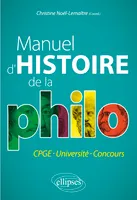 Manuel d'histoire de la philo, CPGE, Université, Concours