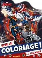 Marvel Avengers - Vive le coloriage ! (Falcon, le Soldat de l'Hiver, Captain Marvel)