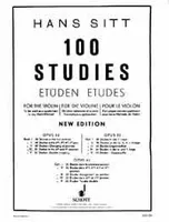 100 Etudes, 20 Etudes dans 6me et 7me position. A employer comme supplément pour toute Méthode de Violon. op. 32. Violin.